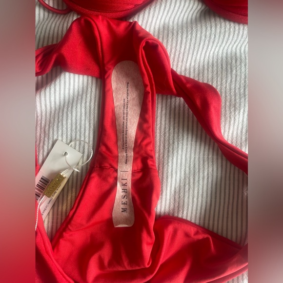Meshki Red Swimsuit - Picture 5 of 7